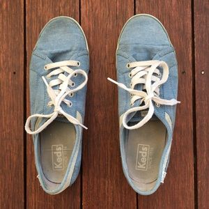 Blue Denim Canvas Keds